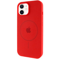 Чехол Silicone Case Full Protective (AA) with MagSafe для Apple iPhone 11 (6.1) - Красный / Red