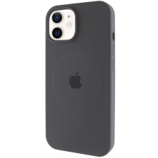 Чохол Silicone Case Full Protective (AA) with MagSafe для Apple iPhone 11 (6.1) - Сірий / Dark Gray