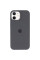 Чехол Silicone Case Full Protective (AA) with MagSafe для Apple iPhone 11 (6.1) - Серый / Dark Gray - фото
