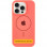 Чохол Silicone Case Full Protective (AA) with MagSafe для Apple iPhone 11 (6.1) - Кавуновий / Watermelon red