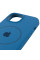 Чехол Silicone Case Full Protective (AA) with MagSafe для Apple iPhone 11 (6.1) - Синий / Denim Blue - фото