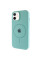Чехол Silicone Case Full Protective (AA) with MagSafe для Apple iPhone 11 (6.1) - Бирюзовый / Light Turquoise - фото