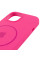 Чехол Silicone Case Full Protective (AA) with MagSafe для Apple iPhone 11 (6.1) - Розовый / Barbie pink - фото