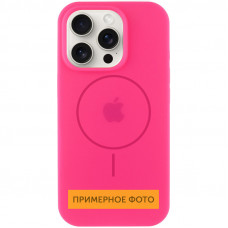 Чехол Silicone Case Full Protective (AA) with MagSafe для Apple iPhone 11 (6.1) - Розовый / Barbie pink