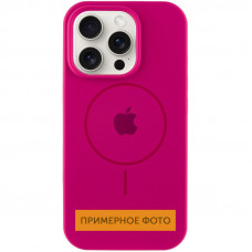 Чохол Silicone Case Full Protective (AA) with MagSafe для Apple iPhone 11 (6.1) - Малиновий / Dragon Fruit