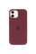 Чехол Silicone Case Full Protective (AA) with MagSafe для Apple iPhone 11 (6.1) - Бордовый / Plum - фото