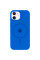 Чехол Silicone Case Full Protective (AA) with MagSafe для Apple iPhone 11 (6.1) - Синий / Capri Blue - фото