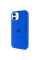 Чехол Silicone Case Full Protective (AA) with MagSafe для Apple iPhone 11 (6.1) - Синий / Capri Blue - фото