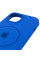 Чехол Silicone Case Full Protective (AA) with MagSafe для Apple iPhone 11 (6.1) - Синий / Capri Blue - фото