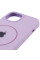 Чехол Silicone Case Full Protective (AA) with MagSafe для Apple iPhone 11 (6.1) - Сиреневый / Lilac - фото