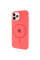 Чохол Silicone Case Full Protective (AA) with MagSafe для Apple iPhone 11 Pro Max (6.5) - Кавуновий / Watermelon red - фото