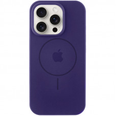 Чехол Silicone Case Full Protective (AA) with MagSafe для Apple iPhone 11 Pro Max (6.5) - Фиолетовый / Elderberry