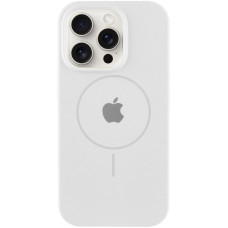 Чохол Silicone Case Full Protective (AA) with MagSafe для Apple iPhone 12 Pro / 12 (6.1) - Білий / White