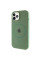 Чохол Silicone Case Full Protective (AA) with MagSafe для Apple iPhone 12 Pro / 12 (6.1) - Зелений / Pine green - фото