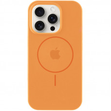 Чехол Silicone Case Full Protective (AA) with MagSafe для Apple iPhone 12 Pro Max (6.7) - Оранжевый / Papaya