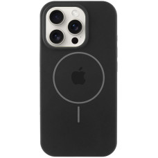 Чехол Silicone Case Full Protective (AA) with MagSafe для Apple iPhone 12 Pro Max (6.7) - Черный / Black