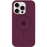 Чехол Silicone Case Full Protective (AA) with MagSafe для Apple iPhone 13 Pro (6.1) - Бордовый / Plum