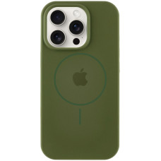 Чехол Silicone Case Full Protective (AA) with MagSafe для Apple iPhone 13 Pro (6.1) - Зеленый / Cyprus Green