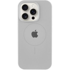 Чехол Silicone Case Full Protective (AA) with MagSafe для Apple iPhone 13 Pro (6.1) - Серый / Light Grey