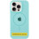Чехол Silicone Case Full Protective (AA) with MagSafe для Apple iPhone 13 (6.1) - Бирюзовый / Light Turquoise