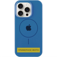 Чохол Silicone Case Full Protective (AA) with MagSafe для Apple iPhone 13 (6.1) - Синій / Denim Blue