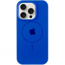 Чехол Silicone Case Full Protective (AA) with MagSafe для Apple iPhone 14 Pro (6.1) - Синий / Capri Blue