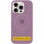 Чехол Silicone Case Full Protective (AA) with MagSafe для Apple iPhone 14 (6.1) - Лиловый / Lilac Pride