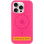 Чехол Silicone Case Full Protective (AA) with MagSafe для Apple iPhone 14 (6.1) - Розовый / Barbie pink