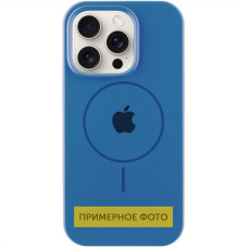 Чохол Silicone Case Full Protective (AA) with MagSafe для Apple iPhone 14 (6.1) - Синій / Denim Blue