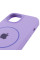 Чохол Silicone Case Full Protective (AA) with MagSafe для Apple iPhone 14 (6.1) - Бузковий / Dasheen - фото