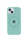 Чехол Silicone Case Full Protective (AA) with MagSafe для Apple iPhone 14 Plus (6.7) - Бирюзовый / Light Turquoise - фото