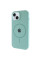Чехол Silicone Case Full Protective (AA) with MagSafe для Apple iPhone 14 Plus (6.7) - Бирюзовый / Light Turquoise - фото