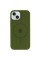 Чехол Silicone Case Full Protective (AA) with MagSafe для Apple iPhone 14 Plus (6.7) - Зеленый / Dark Olive - фото