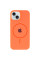 Чехол Silicone Case Full Protective (AA) with MagSafe для Apple iPhone 14 Plus (6.7) - Оранжевый / Papaya - фото