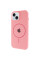 Чехол Silicone Case Full Protective (AA) with MagSafe для Apple iPhone 14 Plus (6.7) - Розовый / Light pink - фото