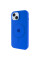Чехол Silicone Case Full Protective (AA) with MagSafe для Apple iPhone 14 Plus (6.7) - Синий / Capri Blue - фото