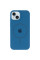 Чехол Silicone Case Full Protective (AA) with MagSafe для Apple iPhone 14 Plus (6.7) - Синий / Denim Blue - фото