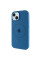 Чехол Silicone Case Full Protective (AA) with MagSafe для Apple iPhone 14 Plus (6.7) - Синий / Denim Blue - фото