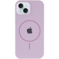 Чехол Silicone Case Full Protective (AA) with MagSafe для Apple iPhone 14 Plus (6.7) - Сиреневый / Lilac