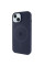 Чехол Silicone Case Full Protective (AA) with MagSafe для Apple iPhone 14 Plus (6.7) - Темно-синий / Midnight blue - фото
