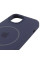 Чехол Silicone Case Full Protective (AA) with MagSafe для Apple iPhone 14 Plus (6.7) - Темно-синий / Midnight blue - фото