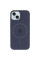 Чехол Silicone Case Full Protective (AA) with MagSafe для Apple iPhone 14 Plus (6.7) - Темно-синий / Midnight blue - фото