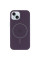 Чехол Silicone Case Full Protective (AA) with MagSafe для Apple iPhone 14 Plus (6.7) - Фиолетовый / Elderberry - фото