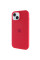 Чехол Silicone Case Full Protective (AA) with MagSafe для Apple iPhone 15 (6.1) - Красный / Deep Red - фото