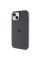 Чехол Silicone Case Full Protective (AA) with MagSafe для Apple iPhone 15 (6.1) - Серый / Dark Gray - фото