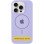 Чехол Silicone Case Full Protective (AA) with MagSafe для Apple iPhone 15 (6.1) - Сиреневый / Dasheen