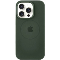Чохол Silicone Case Full Protective (AA) with MagSafe для Apple iPhone 15 Pro (6.1) - Зелений / Cyprus Green