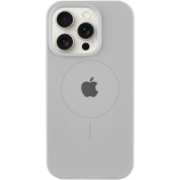 Чохол Silicone Case Full Protective (AA) with MagSafe для Apple iPhone 15 Pro (6.1) - Сірий / Light Grey