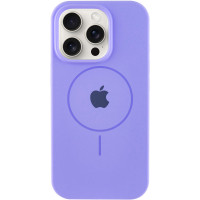 Чохол Silicone Case Full Protective (AA) with MagSafe для Apple iPhone 15 Pro (6.1) - Бузковий / Lilac