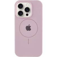 Чехол Silicone Case Full Protective (AA) with MagSafe для Apple iPhone 15 Pro Max (6.7) - Розовый / Pink Sand